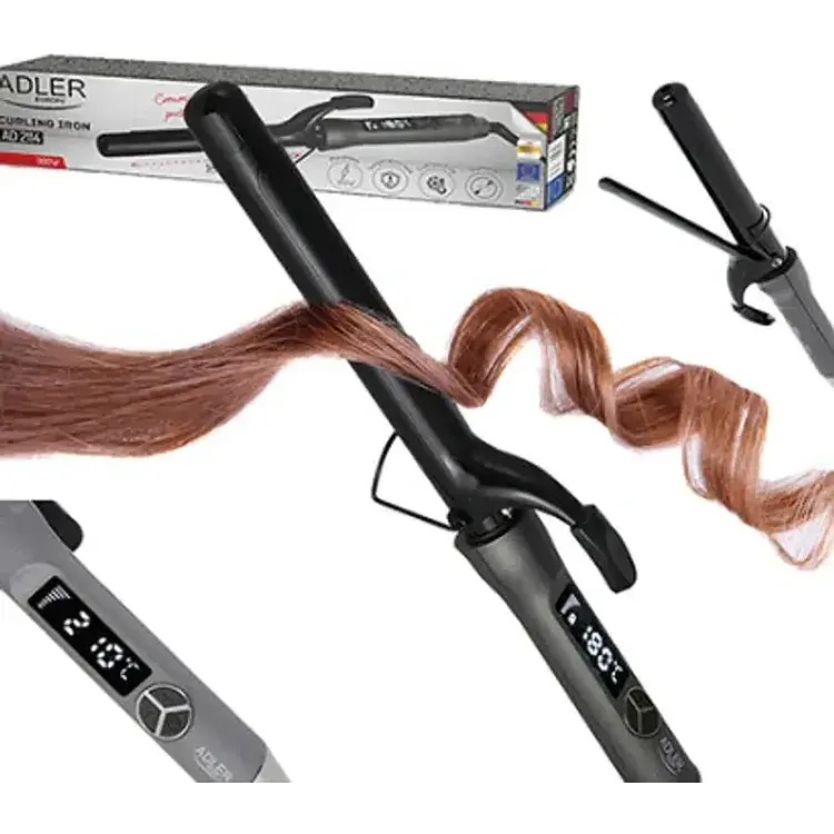 Плойка Adler AD 2114 25 мм 300 Вт до 210 °C керамическое покрытие 12 температурных режимов - фото 4