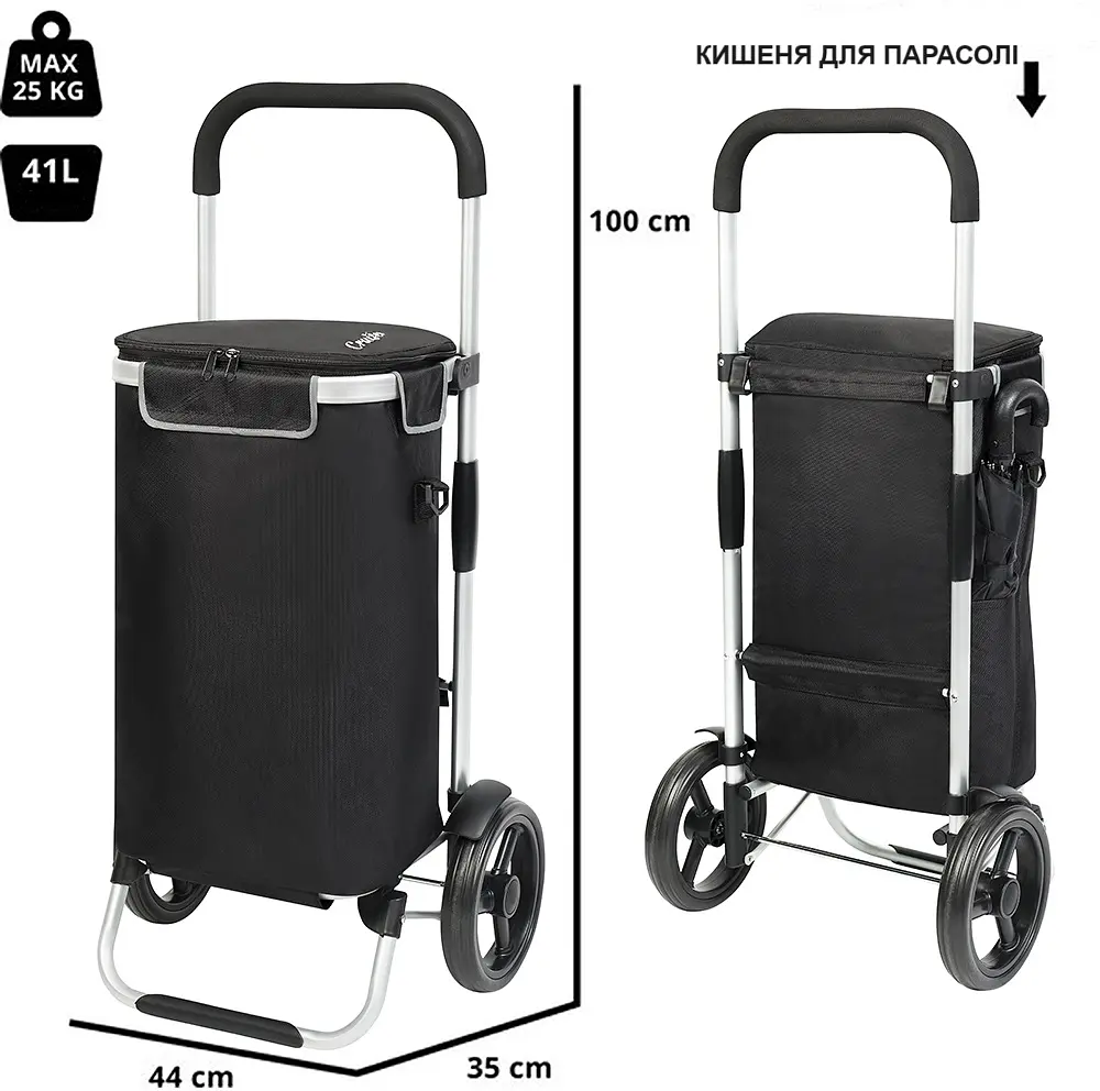 Cумка-візок ShoppingCruiser Allround Black (650064) - фото 3