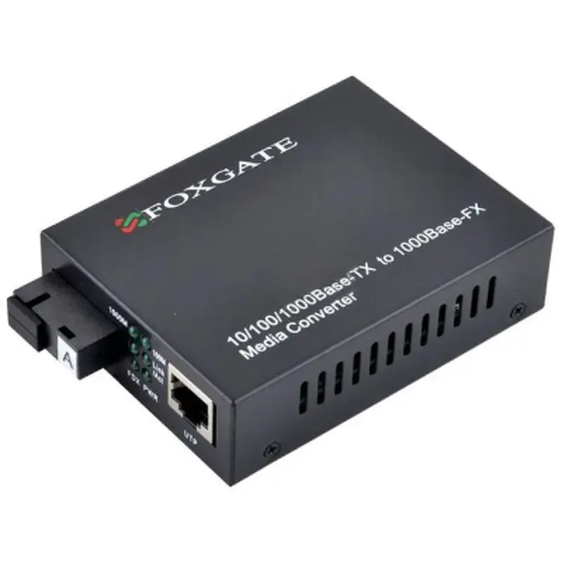 Медіаконвертер FoxGate EC-Q-1G-1SM-1310nm-20-LFP