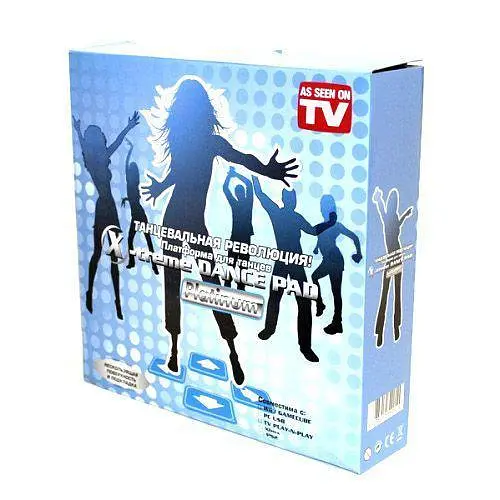 Танцювальний музичний килимок для телевізора та комп'ютера ПК PC+TV RCA USB DANCE MAT - фото 2