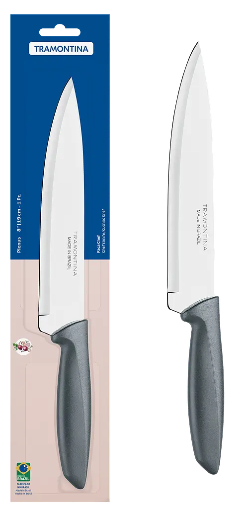 Ніж Chef Plenus grey, 203 мм TRAMONTINA kuh0017357 - фото 3
