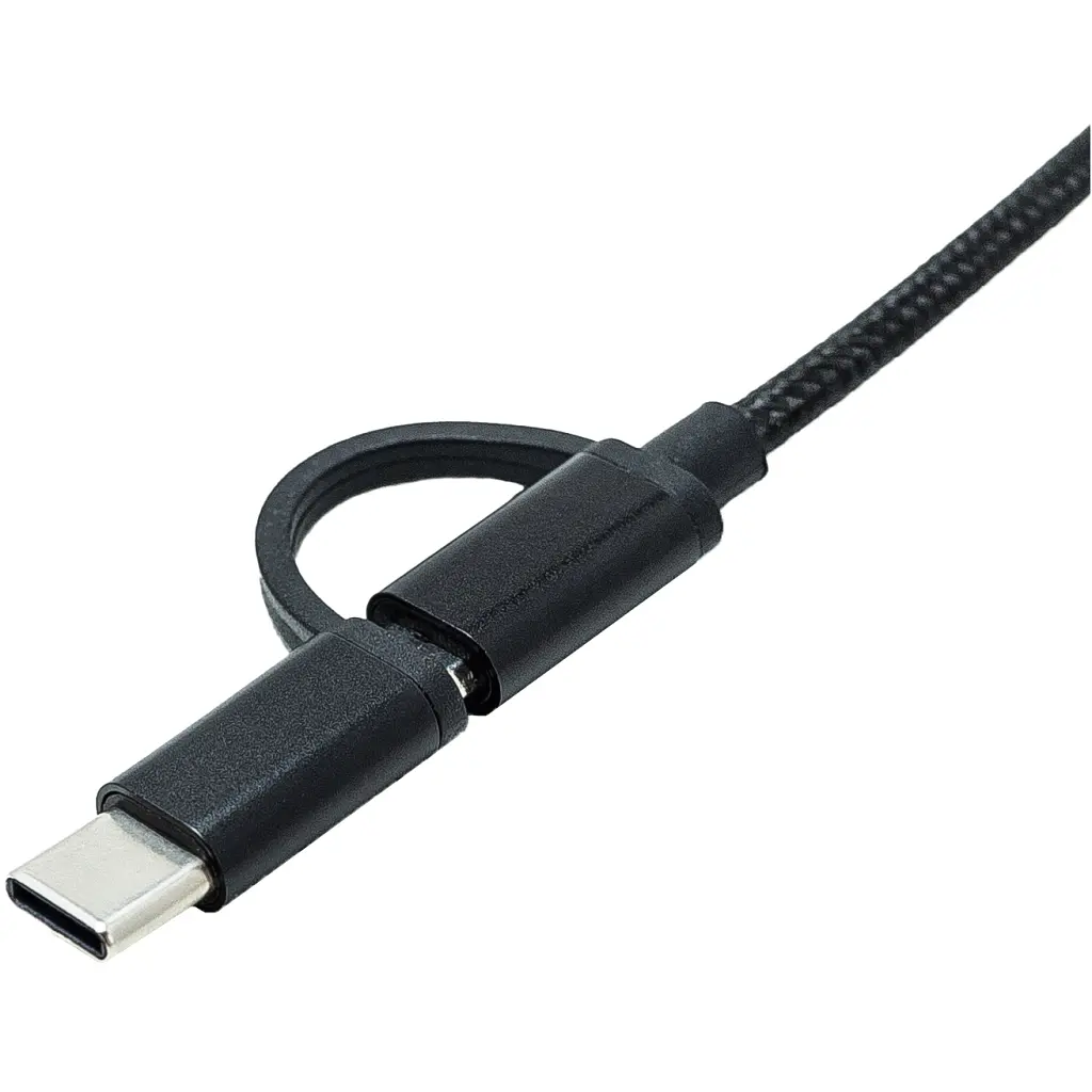 Переходник OTG AC-150 2in1 USB 3.0 - MicroUSB USB Type-C Black XoKo (AC-150-BK) - фото 3