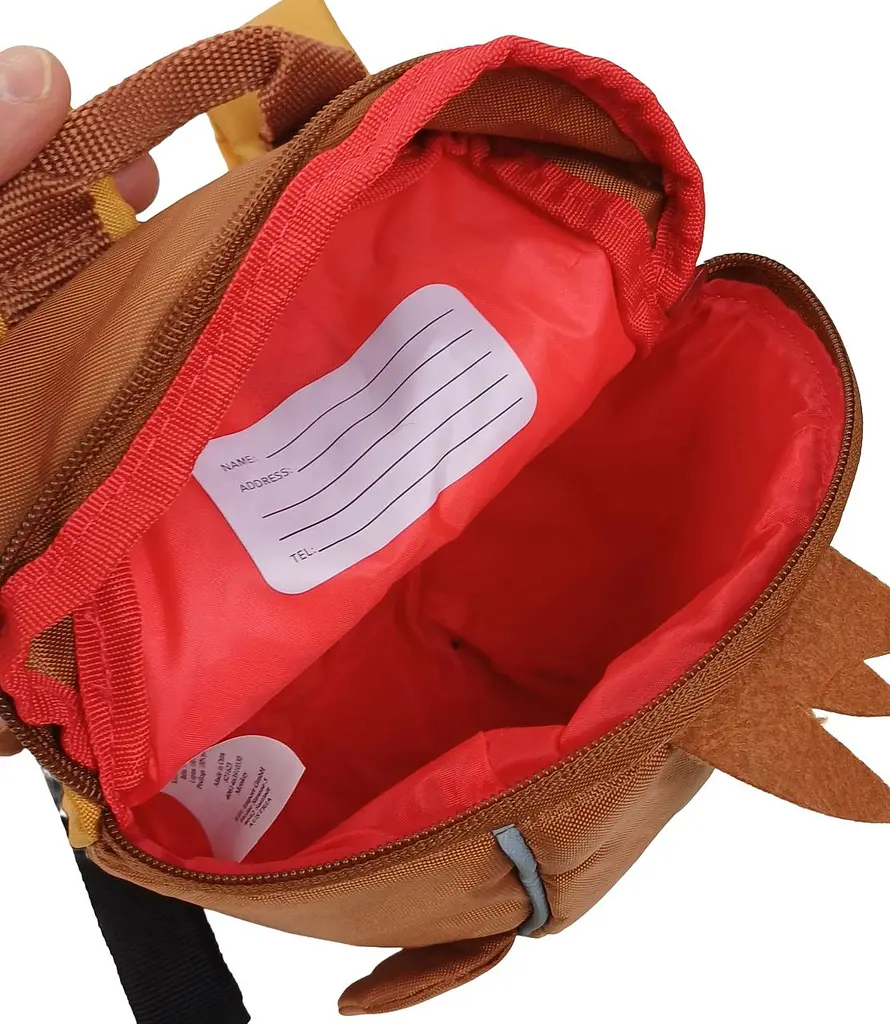 Рюкзак дитячий маленький Riciclo Kleinkinder Rucksack 20x17x10 см поліестер коричневий (мавпка) - фото 6