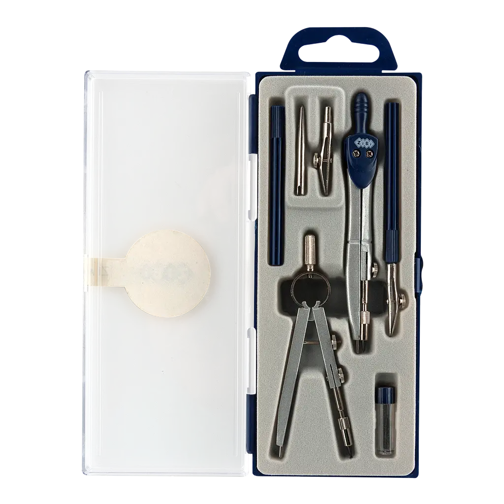 Готовальня ZiBi, 7 предметів, темно-синій (ZB.5306BS-03) - фото 2