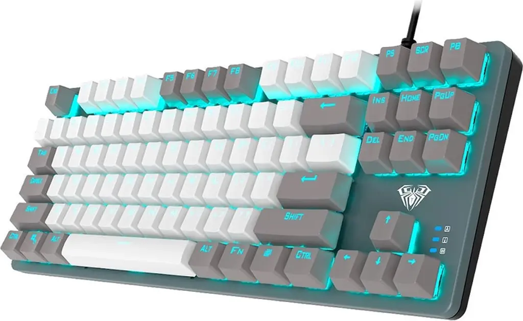 Клавіатура Aula F3287 Keycap KRGD Blue Switch UA Grey/White (6948391240954) [90995] - фото 3