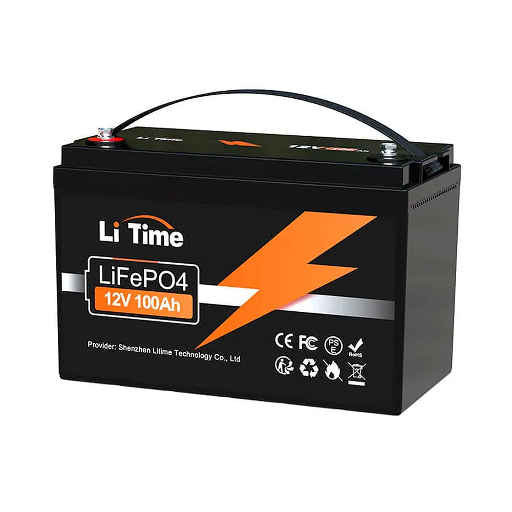 Акумуляторна батарея літій-залізо-фосфатна 12.8В 100А*год LiTime LiFePO4 LT12V100 (44-00506)