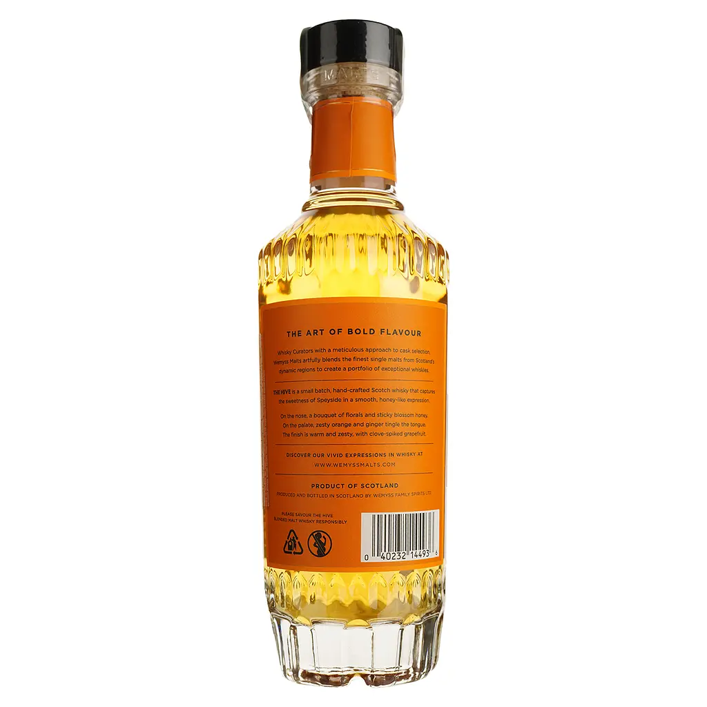 Віскі Wemyss Malts The Hive Blended Malt 46% 0.7 л в подарунковій упаковці - фото 3