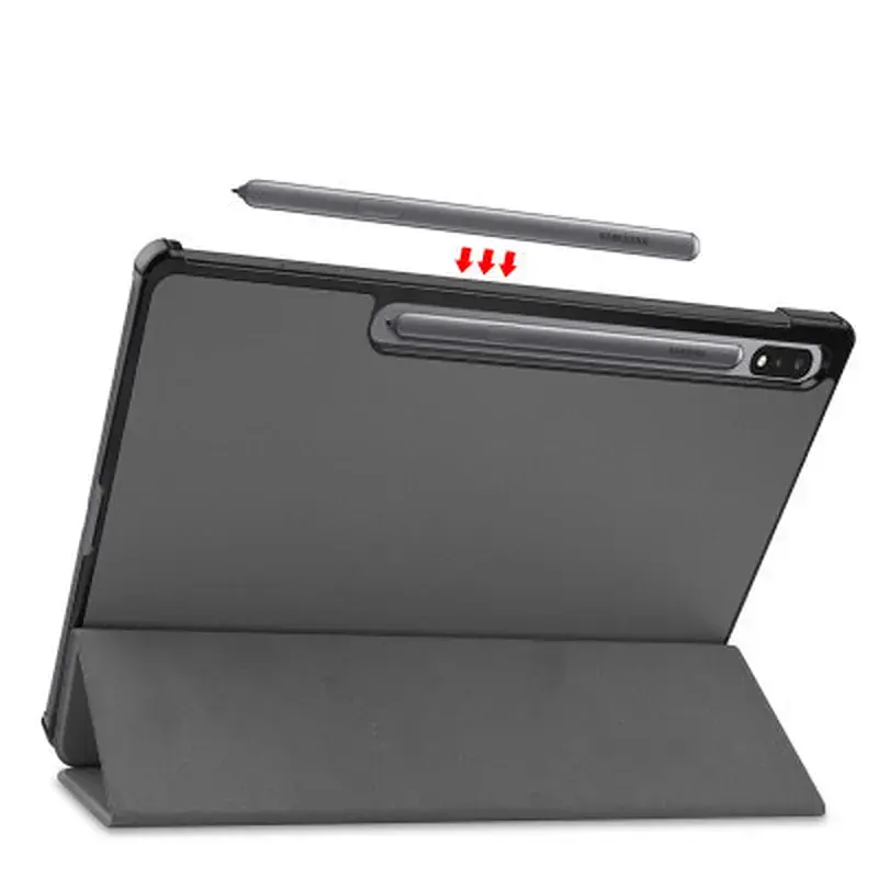 Чохол до планшета BeCover Smart Case Samsung Tab S9 Plus (SM-X810/SM-X816)/S9 FE Plus (SM-X610/SM-X616) 12.4" Gray (710324) - фото 6