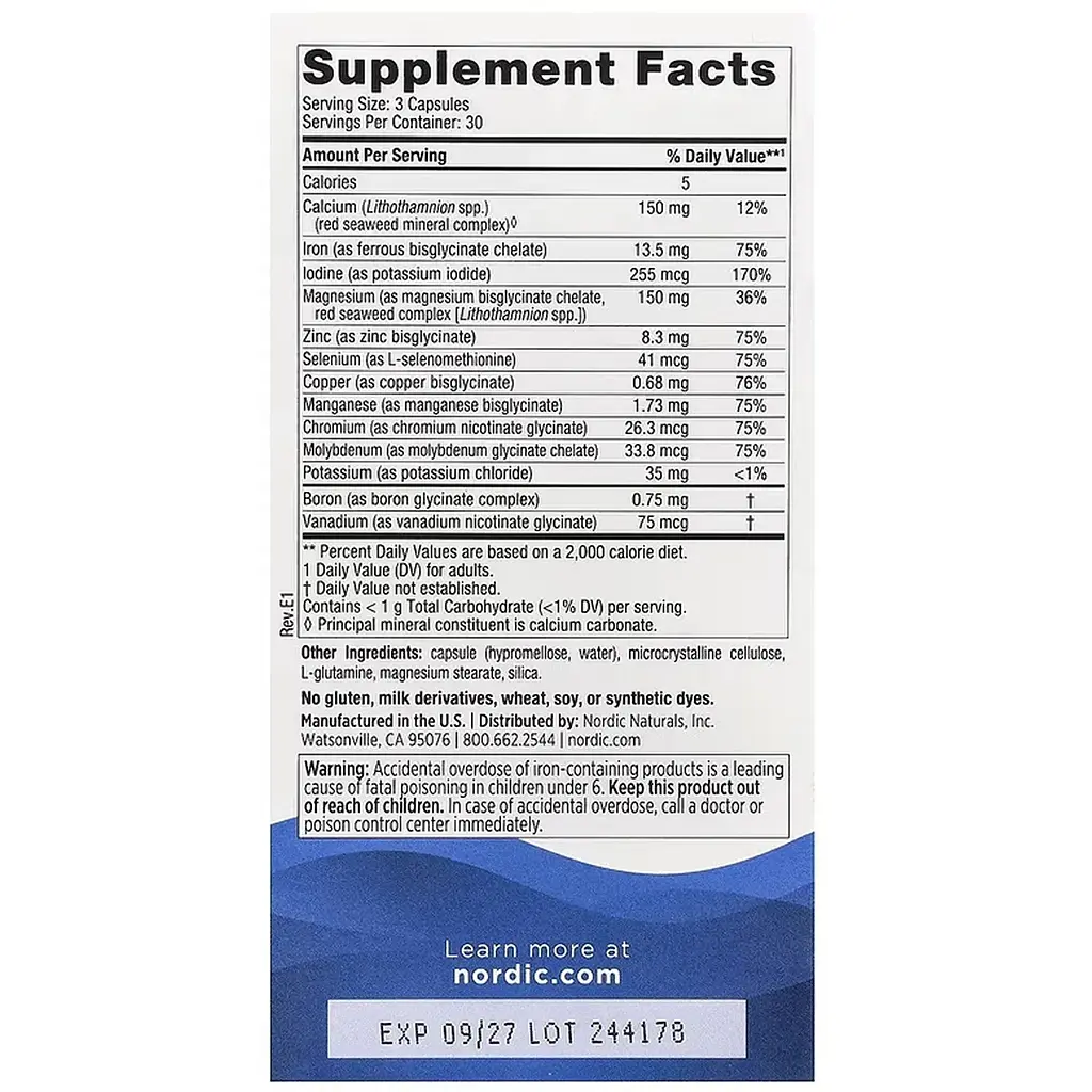 Дієтична добавка Nordic Naturals Multi Minerals 90 капсул - фото 3