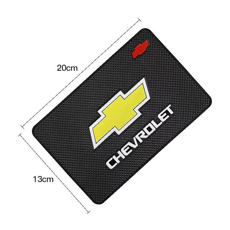 Антиковзкий килимок торпедо для Chevrolet (всі моделі 1990-2026) силікон чорний - фото 3