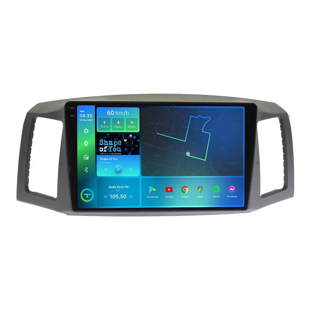 Штатна магнітола TORSSEN 2K Jeep Grand Cherokee 2004-2008 FL10 4+64Gb 4G Carplay DSP