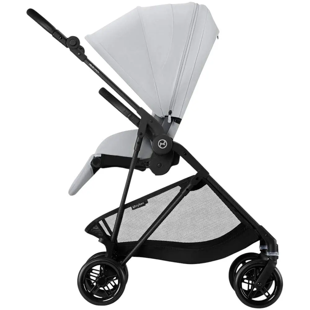 Коляска Cybex Melio Carbon Fog Grey з бампером (525000043) - фото 4