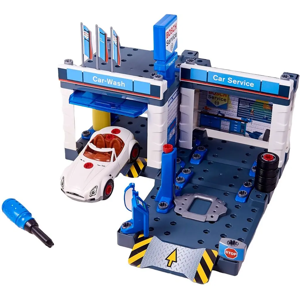 Ігровий набір Bosch Mini Car Service Автосервісна станція з автомийкою (8647) - фото 2