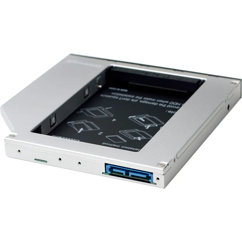 Фрейм-перехідник Grand-X HDD 2.5'' to notebook 12.7 mm ODD SATA3 (HDC-27) - фото 2