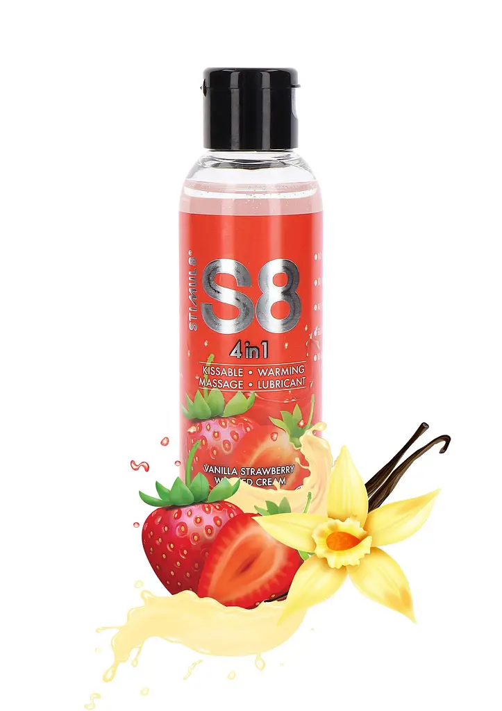 Лубрикант Stimul8 S8 4-in-1 Dessert Lube Strawberry, 125 мл