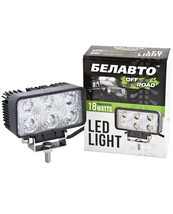 Світлодіодна додаткова LED фара Belauto Flood Ближнє світло Алюмінієвий корпус (BOL0103F) - фото 2