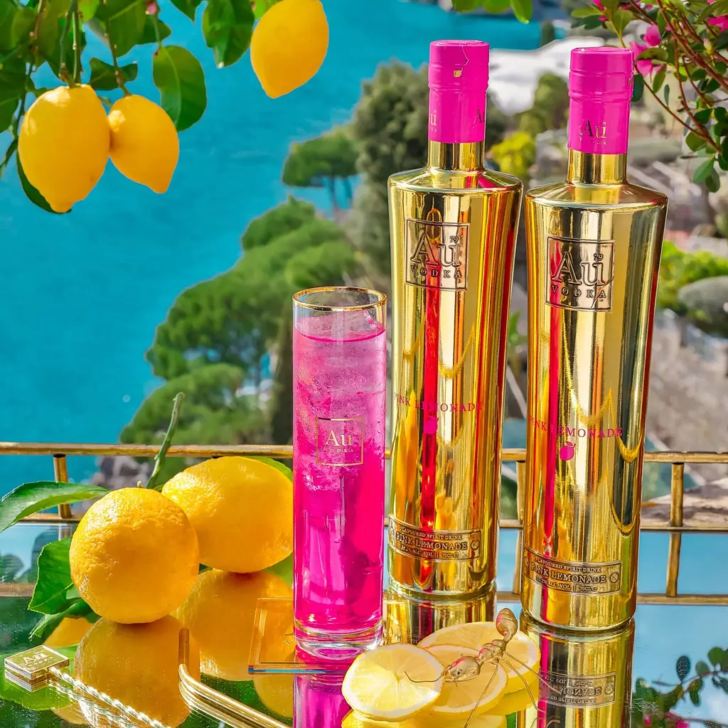 Горілка Au Vodka Pink Lemonade 35.2% 0.7 л - фото 7