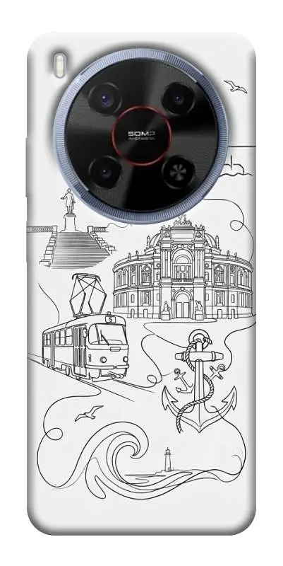 TPU чохол Demsky Odesa spirit для ZTE Nubia V70 Max