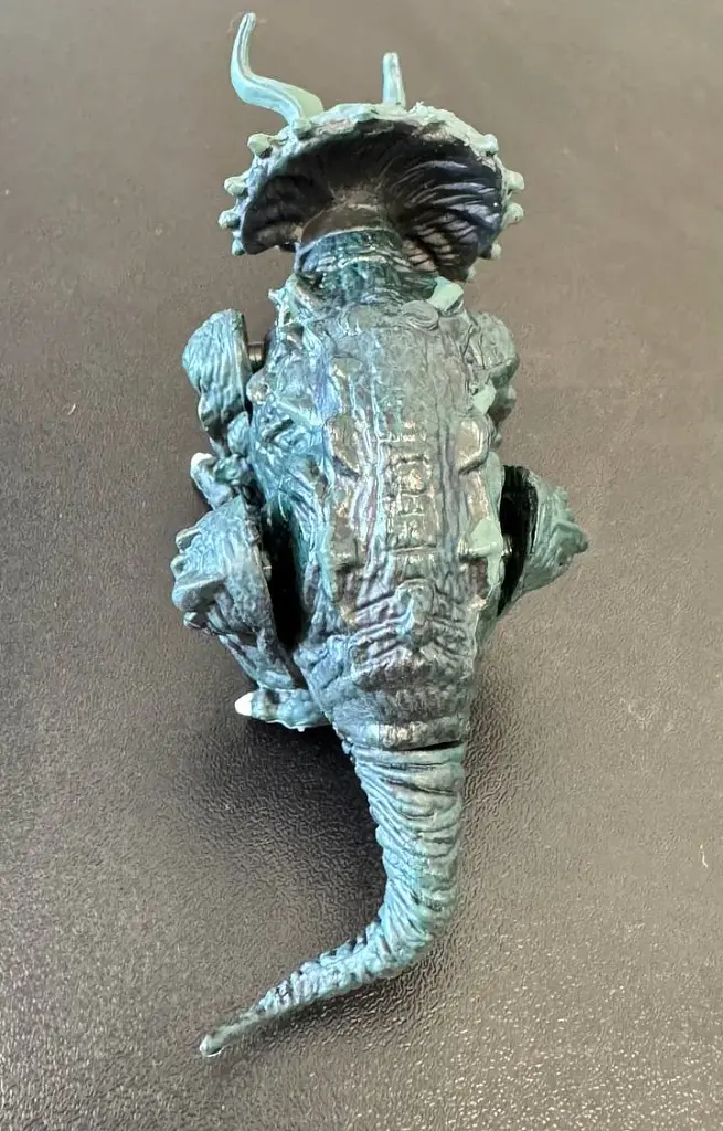 Фигурка динозавра Трицератопс желто-зеленый Dino Toys 56597 - фото 4