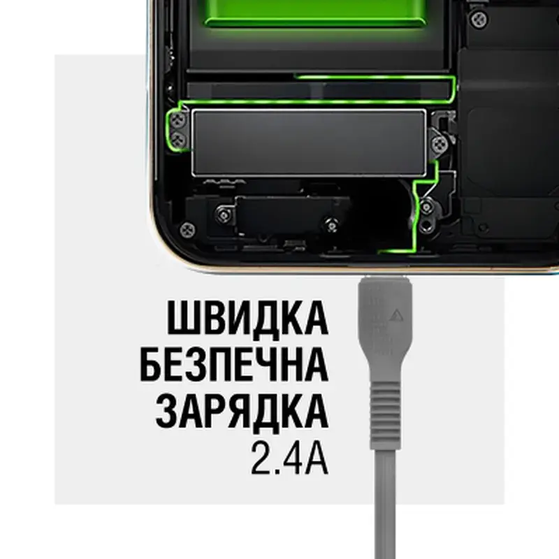 Дата кабель USB 2.0 AM to USB-C 1.2m Black ACCLAB (1283126518232) - фото 5