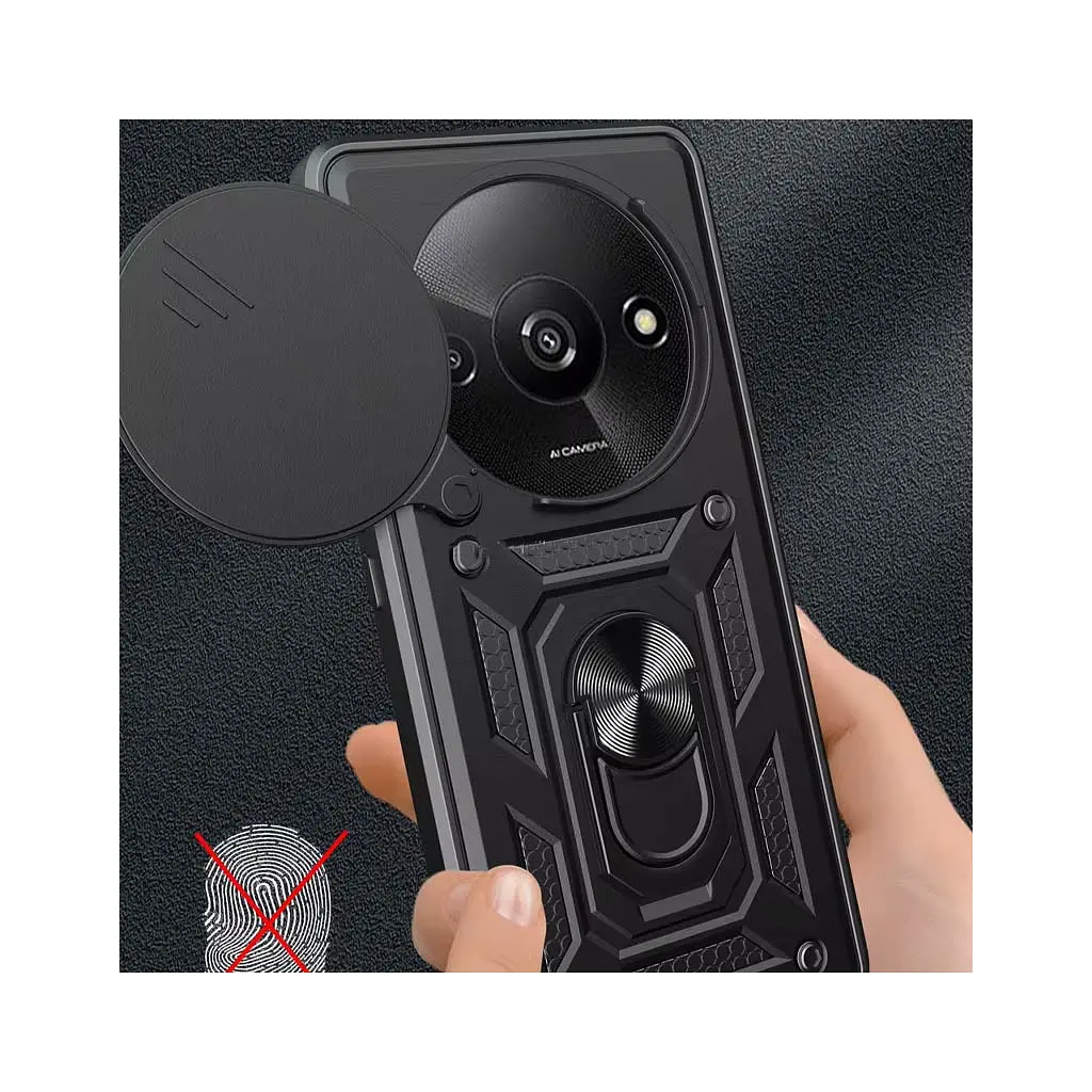 Чохол до мобільного телефона BeCover Military Xiaomi Redmi A3 4G Black (711319) - фото 4