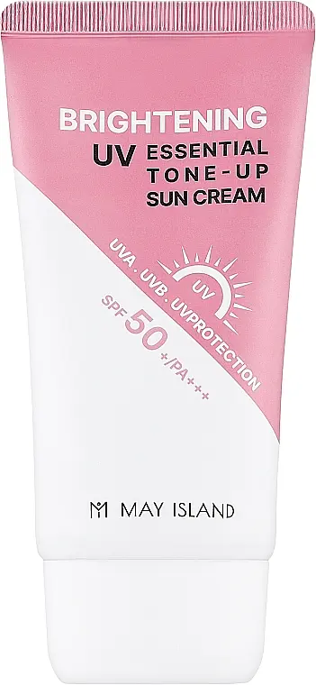 Выравнивающий крем солнцезащитный May Island Brightening Uv Essential Tone Up Spf50+/Pa+++ 70 мл - фото 2