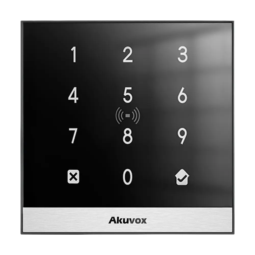 Термінал контролю доступу Akuvox A02 з клавіатурою та зчитувачем EM-Marine / Mifare / NFC (61-00103) - фото 2