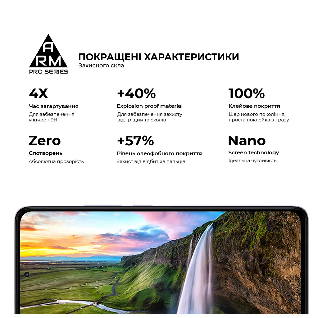 Стекло защитное Armorstandart Pro Xiaomi Redmi Note 14 4G Black (ARM79679) - фото 5