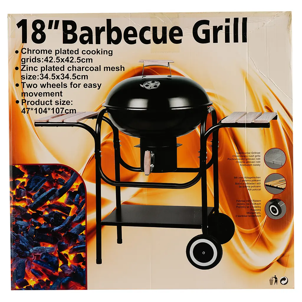 Гриль угольный BBQ YS-2010 портативный  - фото 9