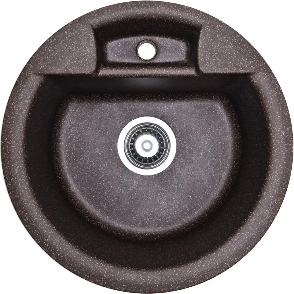 Кухонна мийка Adamant FINE коричнева d 470x190 мм, без крила d 47 - фото 3