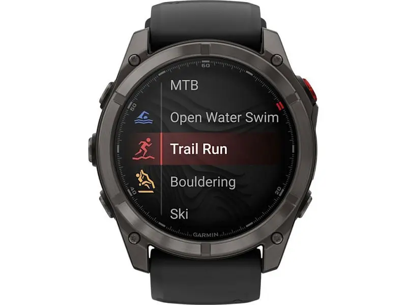 Смарт-годинник Garmin Fenix 8 Pro 51 mm AMOLED Carbon Gray DLC Titanium with Black/Pebble Gray (010-03199-00/01) - фото 4