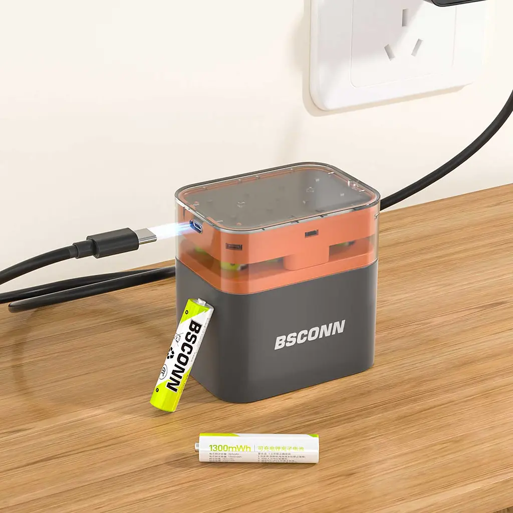 Акумуляторні батареї із зарядним кейсом Xiaomi BSCONN Li-ion AAA 1.5V 780 mAh 8 шт (TF-CD-011CE) - фото 3