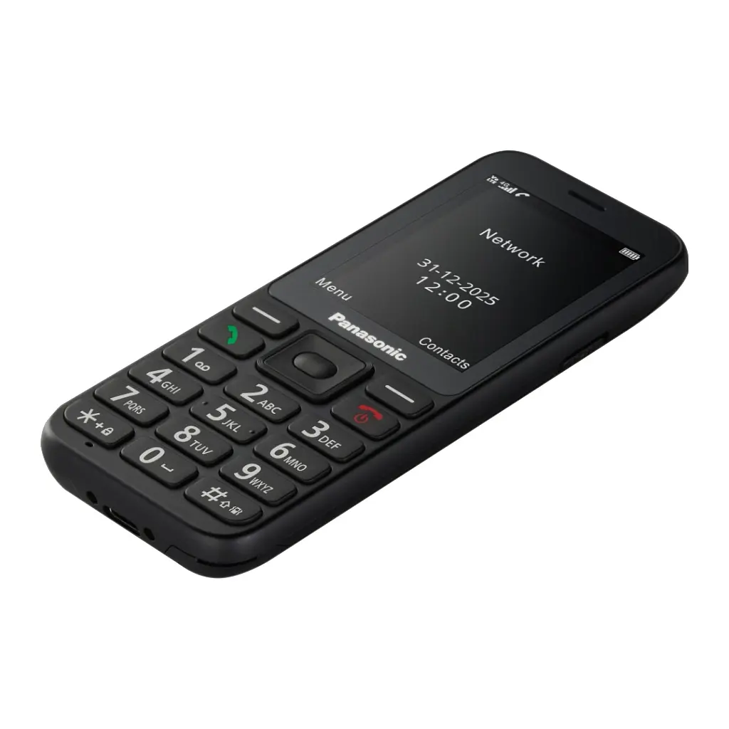 Мобільний телефон Panasonic KX-TU250 Black (KX-TU250EXB) - фото 2
