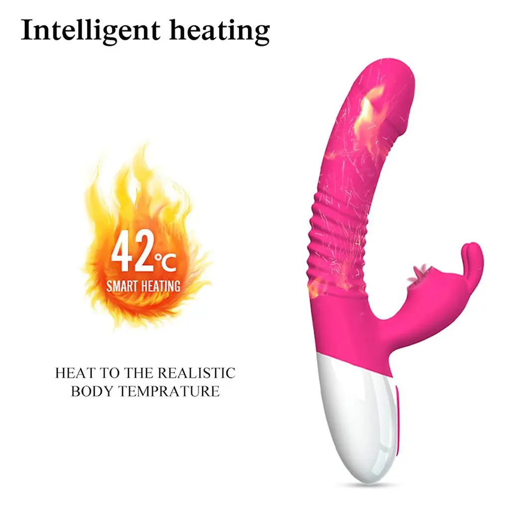 Hi-tech вибратор Silicone Vibrator USB 7 Powerful Licking Boss Series 63-00065 102105 - фото 3