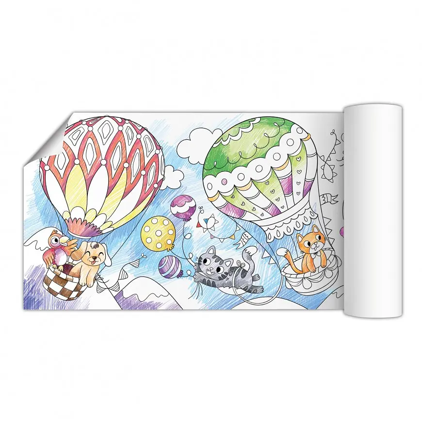 Розмальовка Пригоди тварин DoDo 300290 розмір 70х16 см - фото 2