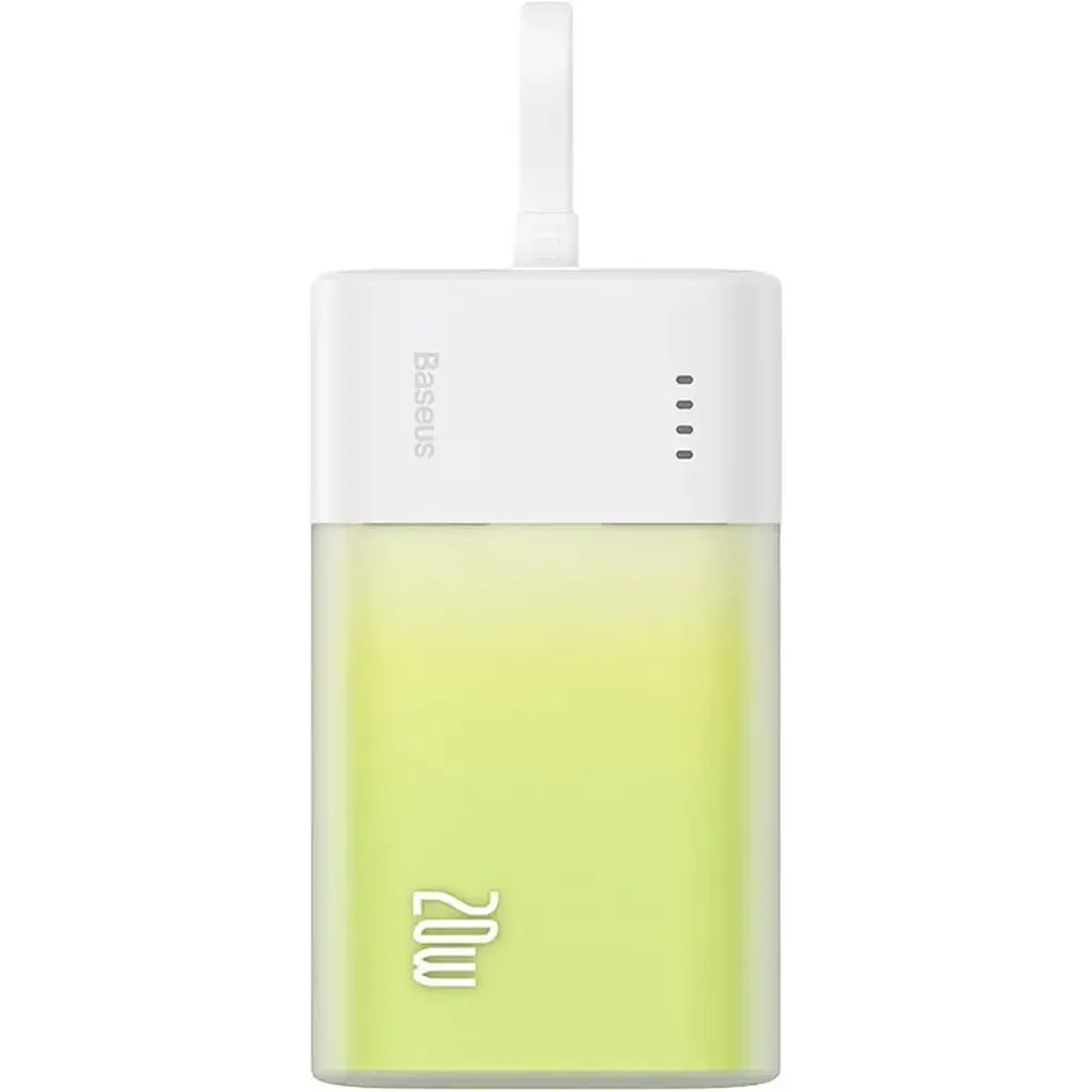Зовнішній акумулятор Baseus Popsicle Lightning 5200mAh 20W White [P10055600612-00] [125024] - фото 3