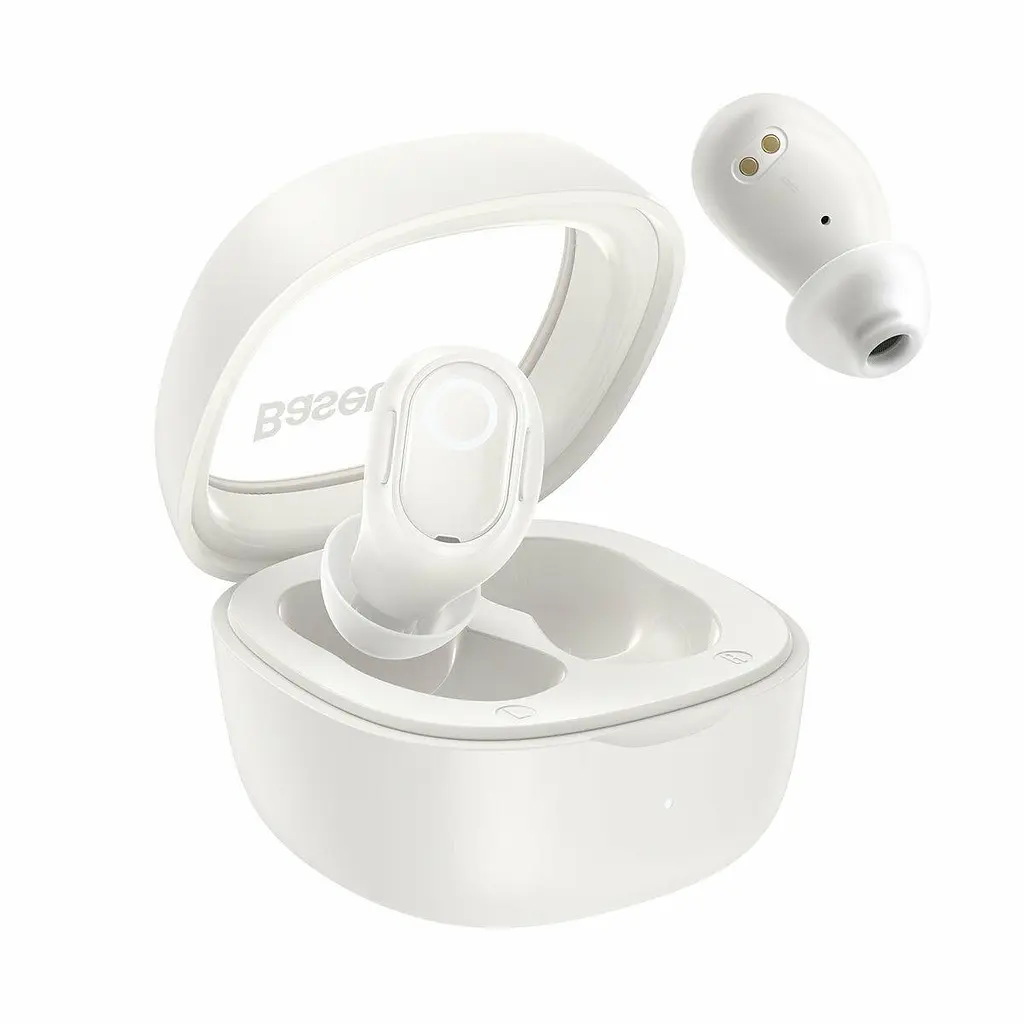 Бездротові навушники Baseus Bowie WM02 True Wireless Earphones кремово-білий (37403 creamy white) - фото 2
