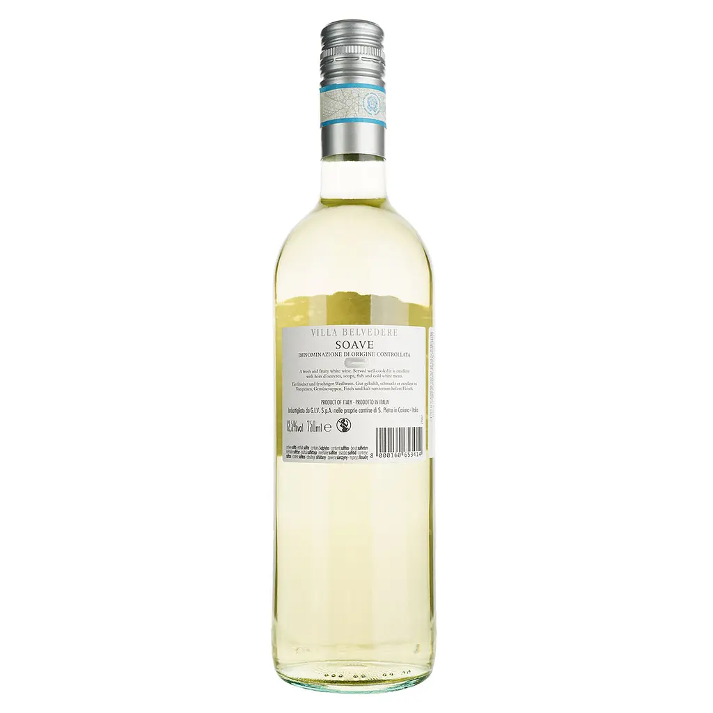 Вино VillaBelvedere Soave DOC біле сухе 0.75 л (554560) - фото 4