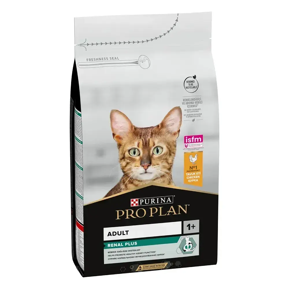 Сухий корм для дорослих котів Purina Pro Plan Adult 1+ Renal Plus з куркою 10 кг 12537813 - фото 2