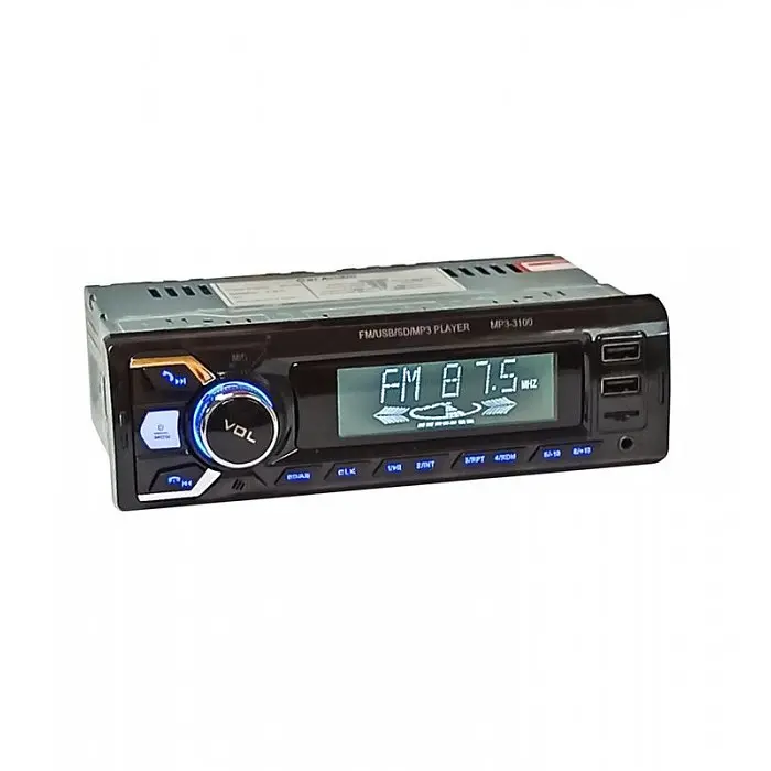 Автомагнітола MP3-3100 1 DIN з Bluetooth, FM, USB, AUX, SD, пультом, 4×50 Вт - фото 2
