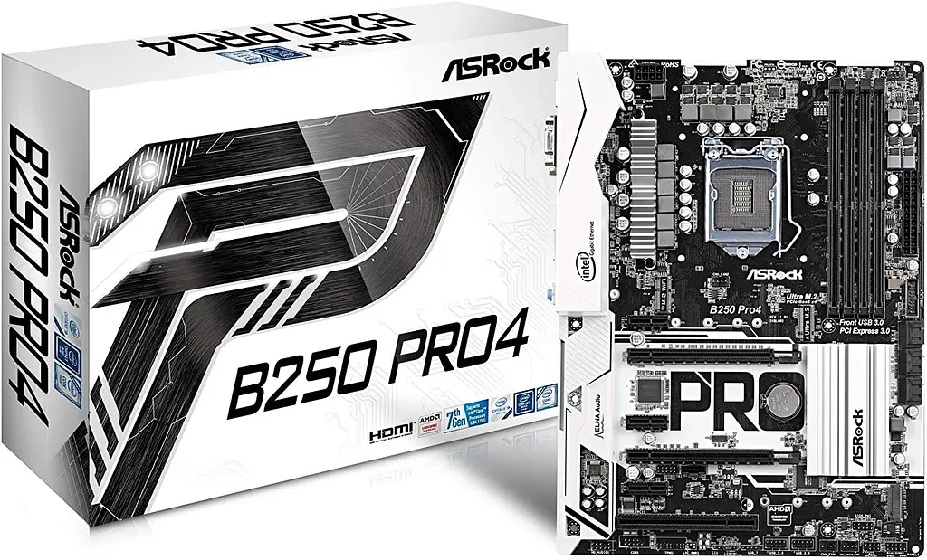 Материнська плата AsRock B250 Pro4 (B250 Pro4) (Socket 1151, Intel B250, ATX) Б/в,U1 - фото 5