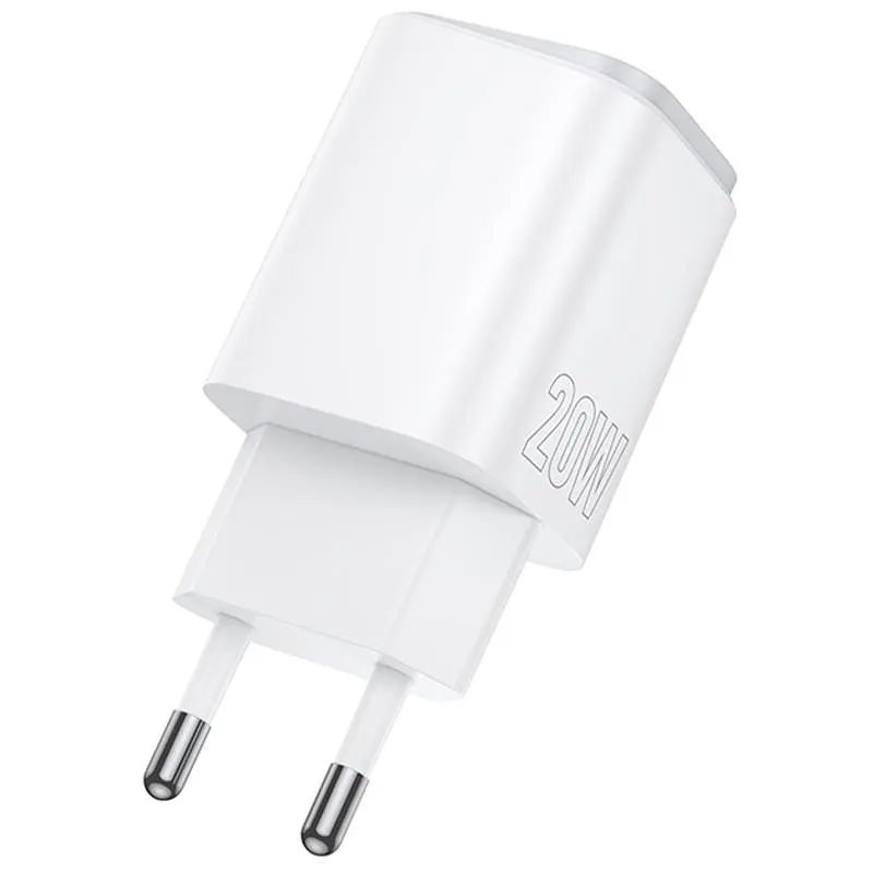 Мережевний зарядний пристрій Borofone BAS83A Star PD20W+QC3.0 1USB-A/1C White - фото 4
