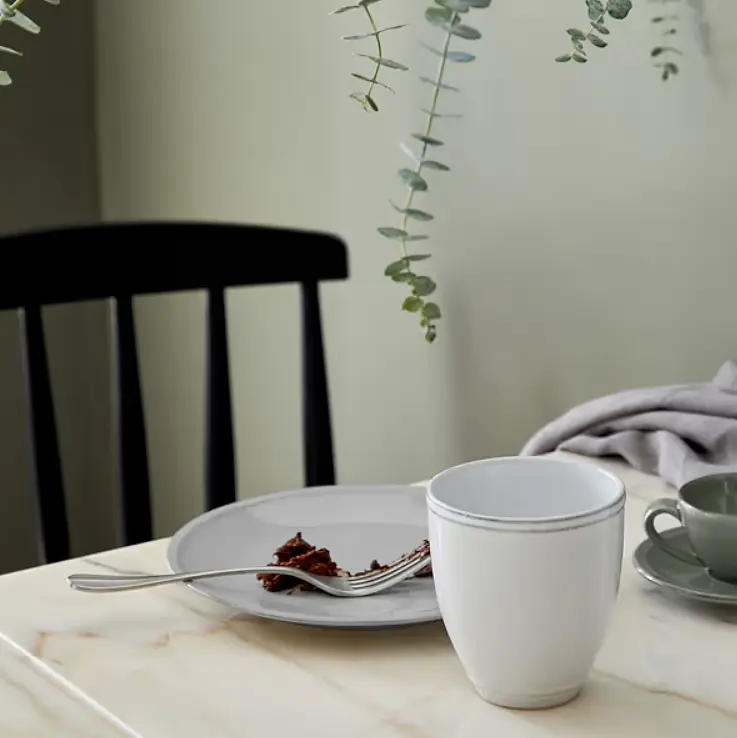 Тарелка Costa Nova Friso 22.4 см белая (560673991344) - фото 2