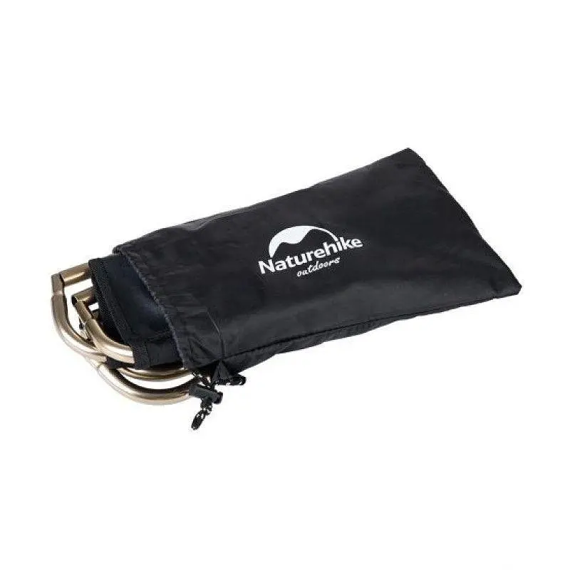Складаний туристичний стілець Naturehike Easy Wild NH17Z012-L (Чорний) - фото 4