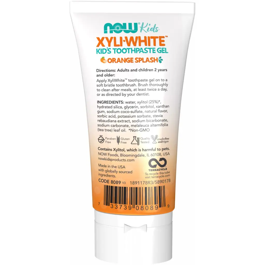 Дитяча зубна паста Now Foods Kid's Xyliwhite Orange 85 г - фото 2