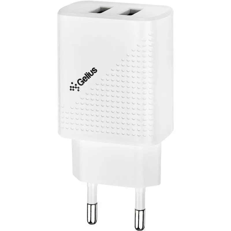 Мережевий зарядний пристрій Gelius Pro Vogue GP-HC011 2USB 2.4 A White - фото 6