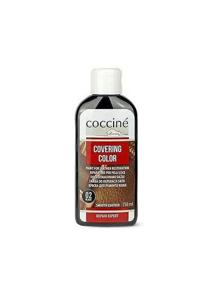 Фарба для шкіри Coccine Covering Color, 150 мл, чорна — для відновлення та фарбування шкіряних виробів