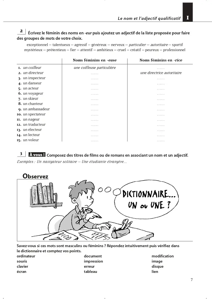 Les 500 Exercices de Grammaire Livre d'eleve A2 + corriges - Джоель Боненфант - фото 7