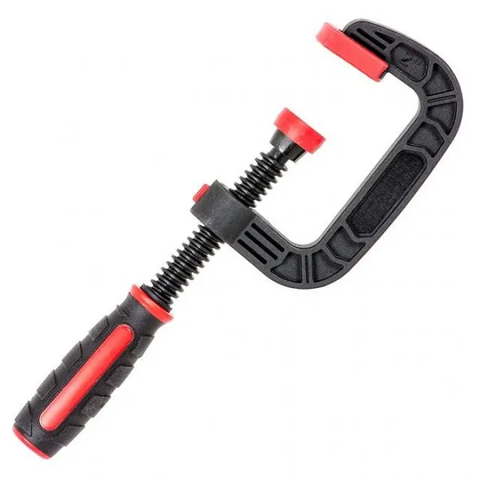 Струбцина типу "С" 3" / 75 мм нейлонова INTERTOOL HT-6012 - фото 2