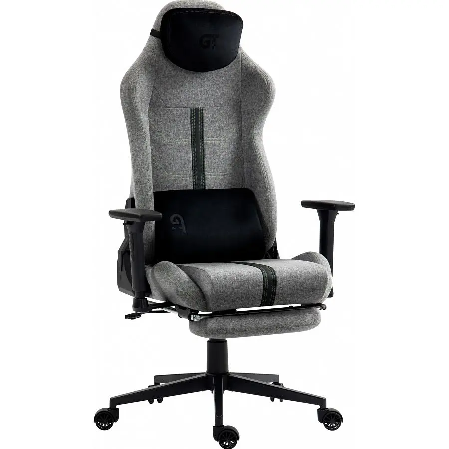 Геймерське крісло GT Racer X-2309 Fabric Gray [121447] - фото 2